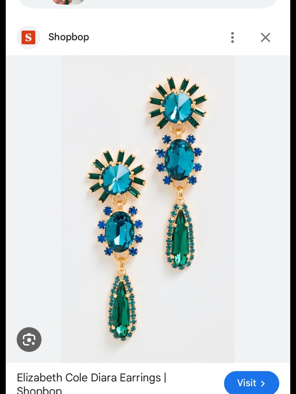 Elizabeth Cole Diara - Swarovski Crystal & Gold